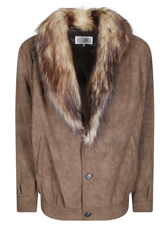 26FW MM6 메종마르지엘라 무스탕 S62AN0183M36087 139 Brown