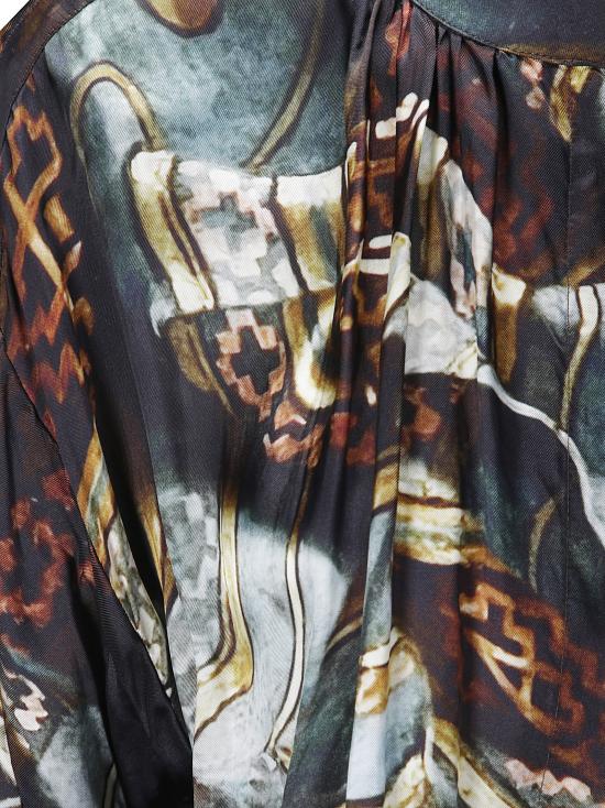 26FW 드리스 반 노튼 미디 원피스 2620110214016 508 PETROL - DRIES VAN NOTEN