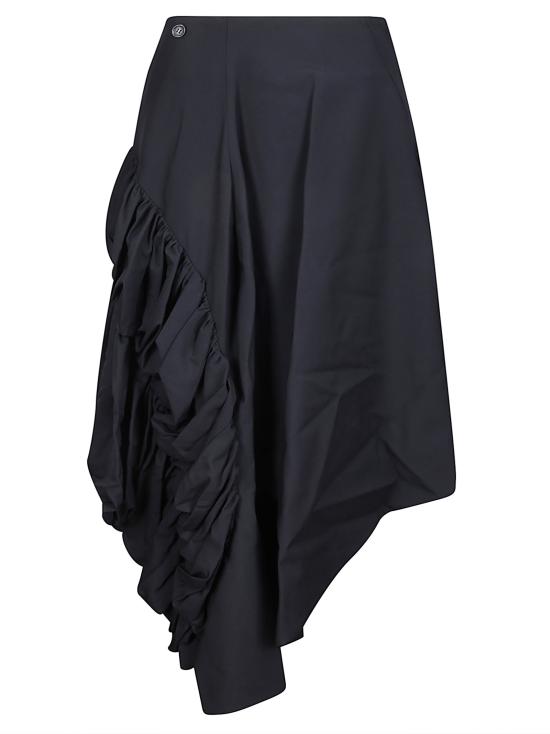 26FW 꼼데가르송 미디 스커트 GRS024W26 1 BLACK