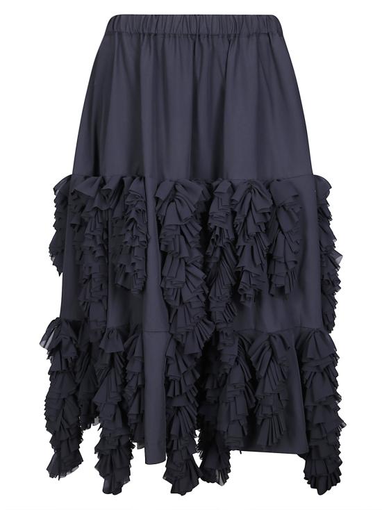 26FW 꼼데가르송 미디 스커트 GRS022W26 1 BLACK