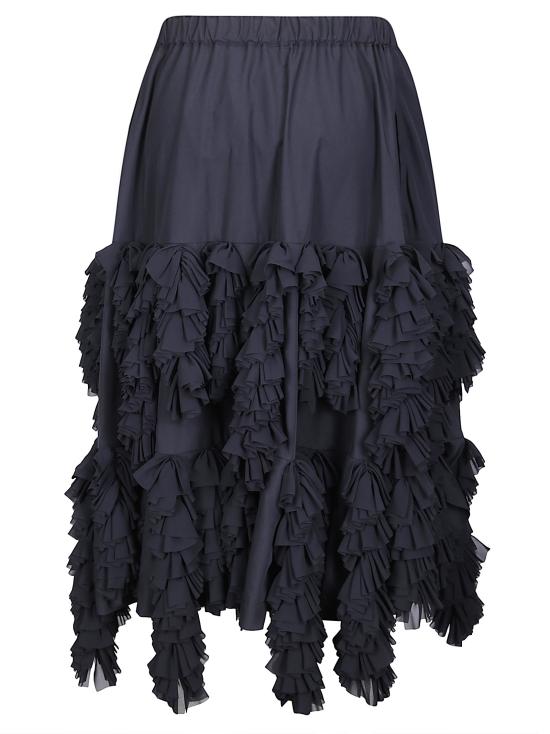 26FW 꼼데가르송 미디 스커트 GRS022W26 1 BLACK - COMME DES GARCONS