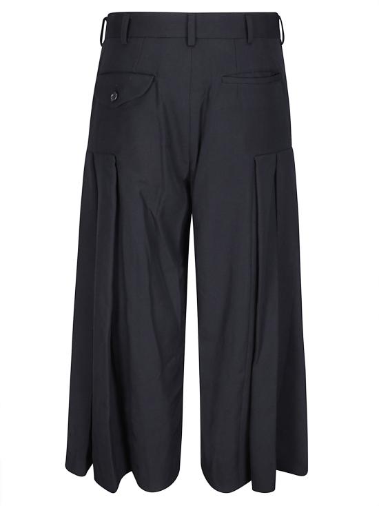 26FW 꼼데가르송 스트레이트 팬츠 RRP014W26 1 BLACK - COMME DES GARCONS