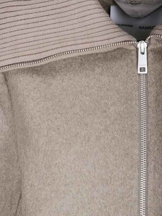 26FW 삼소앤삼소 자켓 F26100175 CLR002863 LEAD GRAY MELANGE - SAMSOE SAMSOE