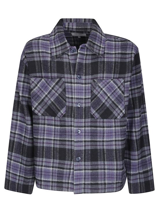 26FW 칼하트 WIP 셔츠 I037051 3VLXX SHADY PURPLE PARSON CHECK