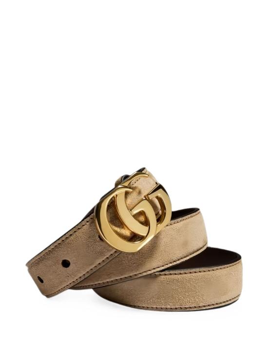 26FW 구찌 컷 GG 마몬트 씬 벨트 A005SN CAAB19536 SAND DUNE - GUCCI