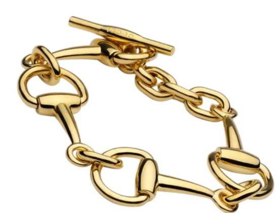 26FW 구찌 홀스빗 토글 골드 메탈 팔찌 A003VT I46000912 ORO