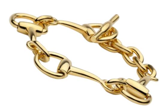 26FW 구찌 홀스빗 토글 골드 메탈 팔찌 A003VT I46000912 ORO - GUCCI
