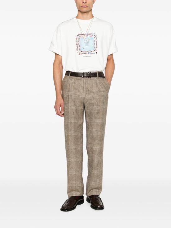 26FW 드롤드무슈 반팔 티셔츠 TS343CO002 OW BIANCO - DROLE DE MONSIEUR