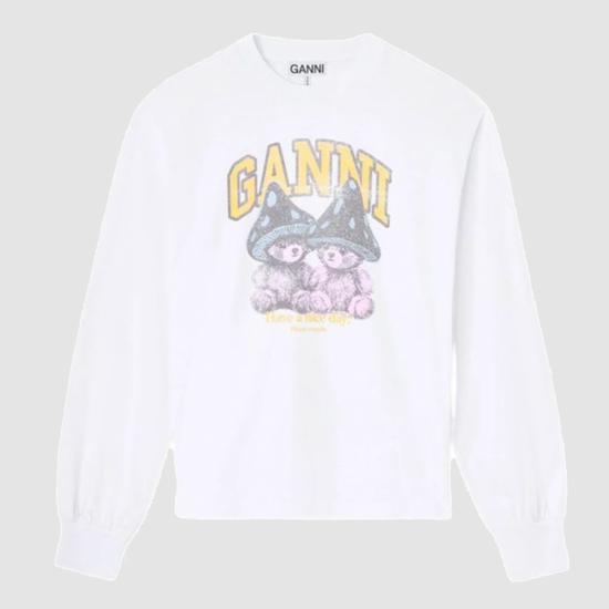 26FW 가니 스웨터 A1050304 151 BRIGHT WHITE