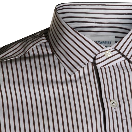 26FW 마짜렐리 셔츠 45 023885 BIANCO CAFFE - MAZZARELLI