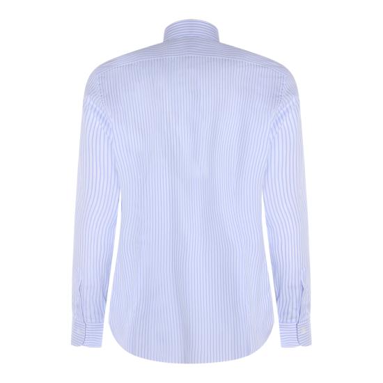 26FW 마짜렐리 셔츠 80 02387 BIANCO AZZURRO - MAZZARELLI
