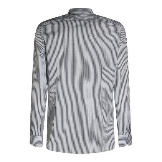 26FW 마짜렐리 셔츠 45 023884 BIANCO VERDE - MAZZARELLI