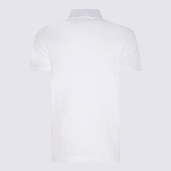 26FW 돌체앤가바나 로고 코튼 피케 폴로 셔츠 G8PL4T G7P1DW0800 White - DOLCE & GABBANA