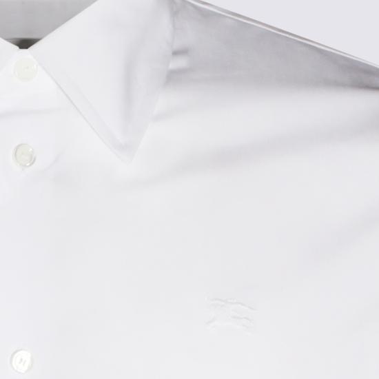 26FW 버버리 레귤러핏 코튼 포플린 셔츠 8122007 A1462 WHITE - BURBERRY