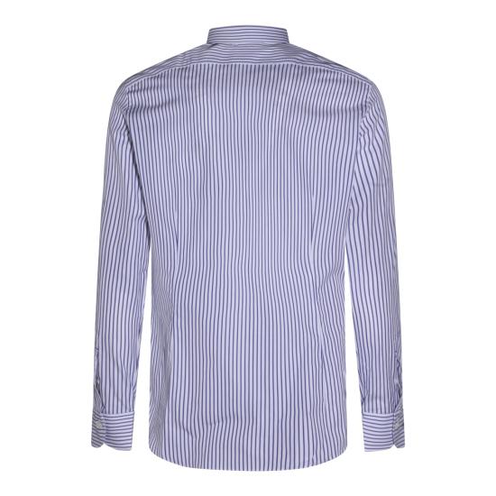 26FW 마짜렐리 셔츠 80 02388 BIANCO BLU - MAZZARELLI