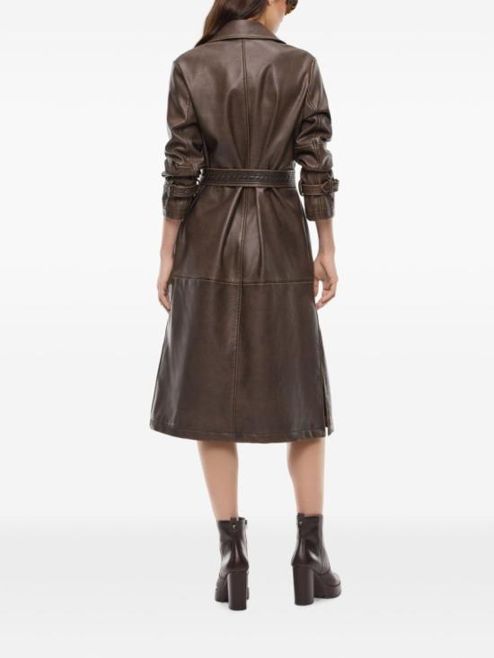 26FW 핑코 코트 107055A3E8L64 Brown - PINKO
