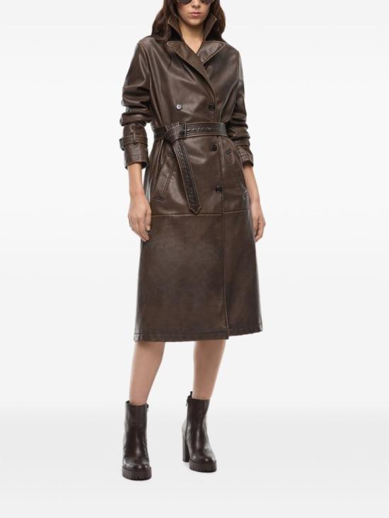 26FW 핑코 코트 107055A3E8L64 Brown - PINKO