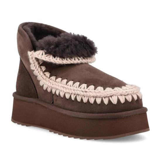25FW 모우 미니 에스키모 플랫폼 부츠 MU FW681000A MOCH Brown - MOU