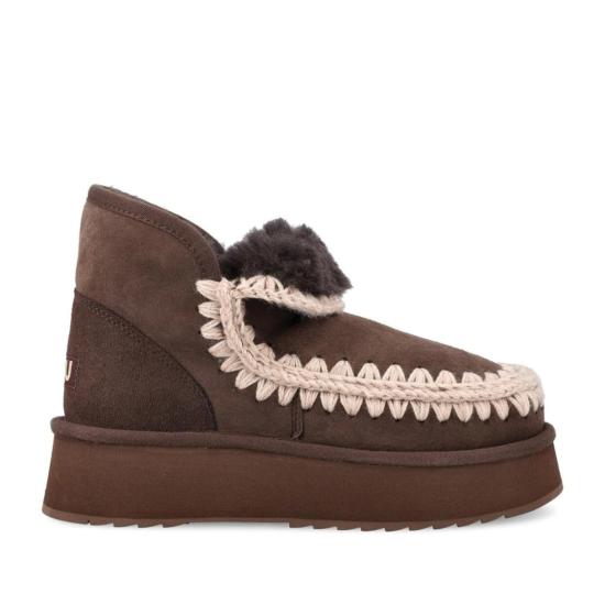 25FW 모우 미니 에스키모 플랫폼 부츠 MU FW681000A MOCH Brown