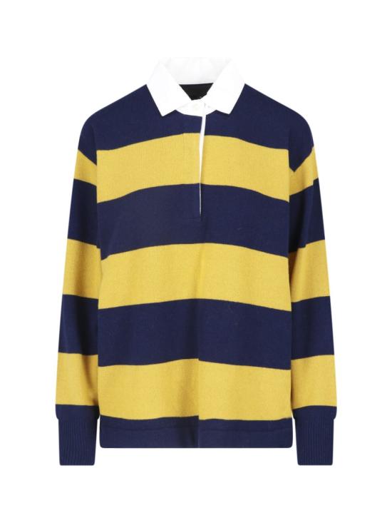 26FW 닐리로탄 니트웨어 81654 Y333NAVY AMBER STRIPE Multicolor