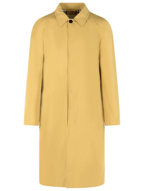 26SS 버버리 롱 코튼 카 코트 8117516 C2981 Yellow