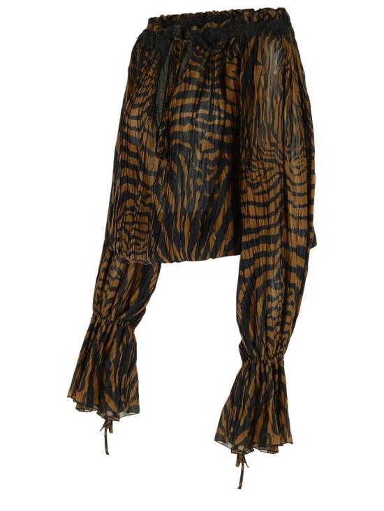 26SS 블루마린 탑 2C440A M5179 Brown - BLUMARINE