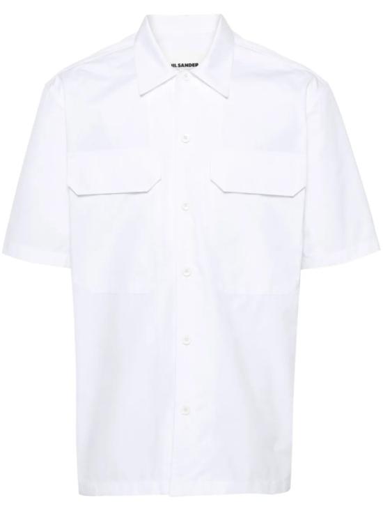  질샌더 셔츠 J22DL0194J45002100 White