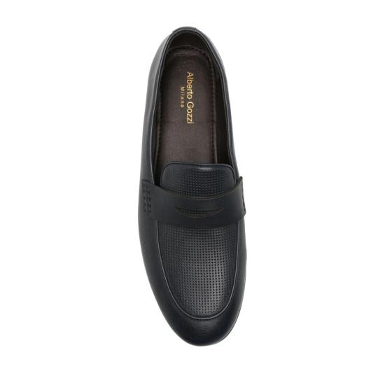 26SS 알베르토 고찌 로퍼 AG6041 26107BLU Black - ALBERTO GOZZI