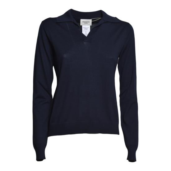26FW 위켄드막스마라 스웨터 2625366052600 009 BLU NOTTE