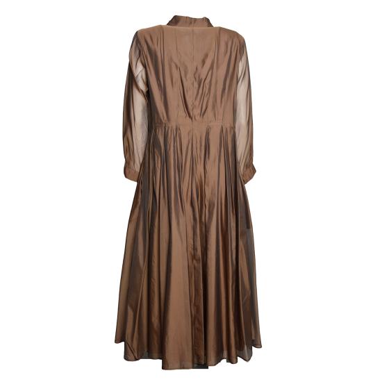 26FW 막스마라 롱 원피스 2629226152600 013 Beige scuro - MAX MARA