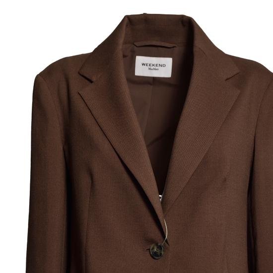 26FW 위켄드막스마라 수트 자켓 2625046031600 001 CIOCCOLATO - WEEKEND MAX MARA