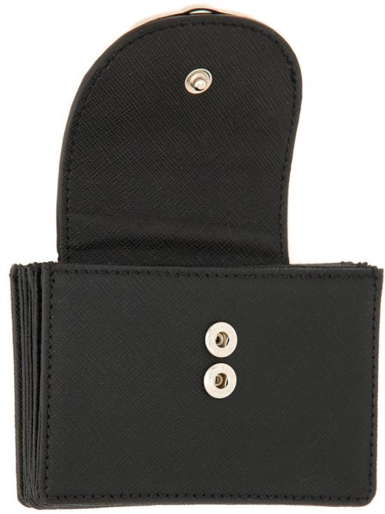 비비안웨스트우드 사피아노 플랩 카드 홀더 5402000BW L001NN401 Black - VIVIENNE WESTWOOD