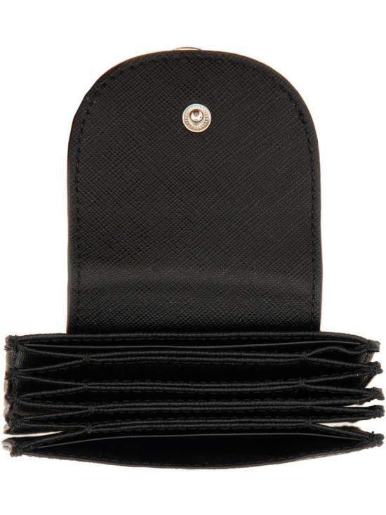  비비안웨스트우드 사피아노 플랩 카드 홀더 5402000BW L001NN401 Black - VIVIENNE WESTWOOD