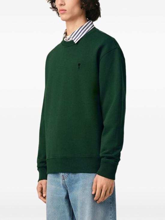 26FW 아미 ADC 크루넥 스웨트 셔츠 HSW763 730 A258 Green - AMI
