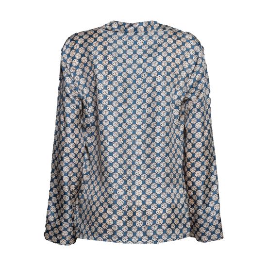26FW 막스마라 블라우스 2629116062600 008 BLU MULTICOLOUR - MAX MARA