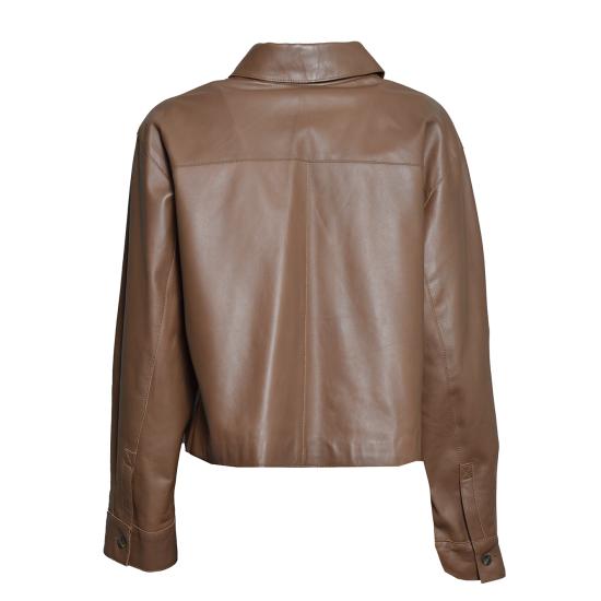 26FW 위켄드막스마라 가죽 자켓 2625446021600 001 MARRONE - WEEKEND MAX MARA