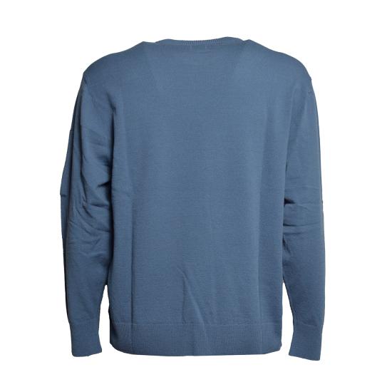 26FW 씨피 컴퍼니 스웨터 21CMKN069A005528A 871 BLU - C.P. COMPANY
