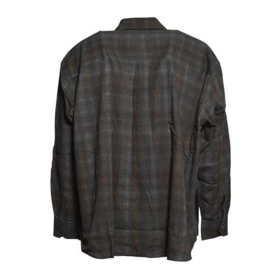 26FW 아워레가시 모어 체크 프린트 보로드 셔츠 M4262BMC MORECHECK GRIGIO SCURO - OUR LEGACY