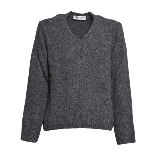 26FW 아워레가시 링크 V넥 슬럽 트위스트 울 스웨터 M4263LA ASHGREY GRIGIO