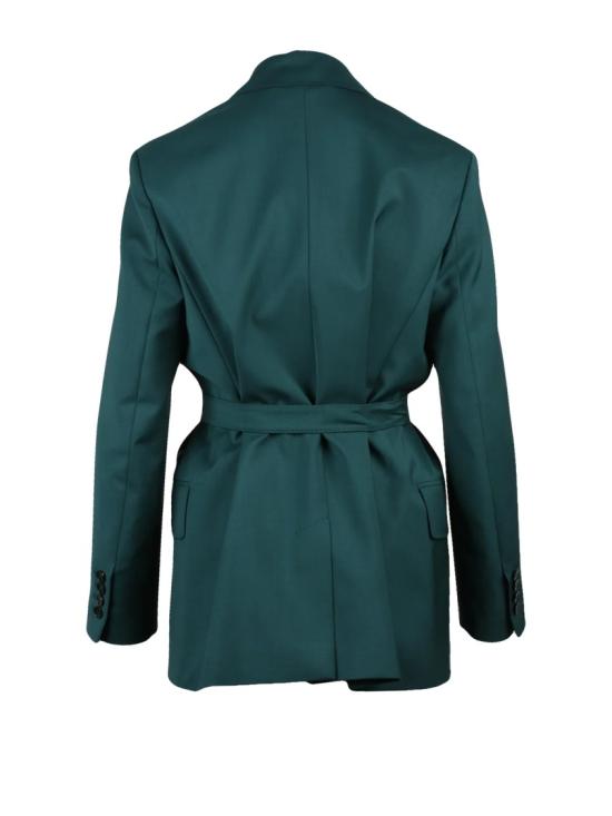 25FW 막스마라 수트 자켓 탈렌토 버진 울 재킷 (셀프 타이 웨이스트 및 플랩 포켓 포함) - MAX MARA