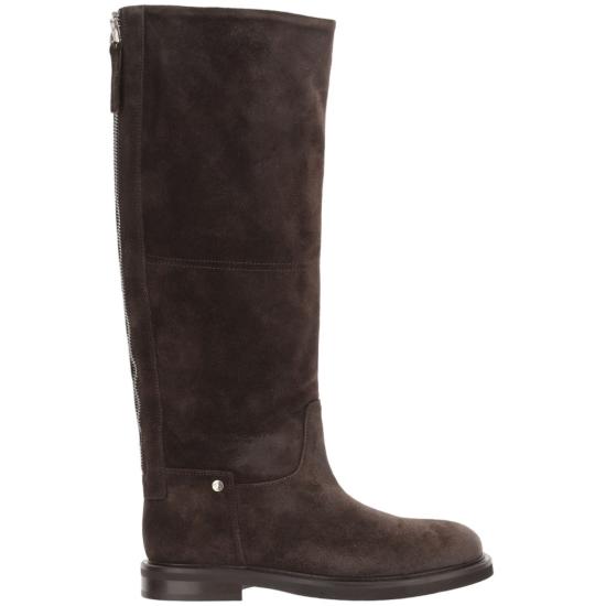 26FW 포에베 부츠 EV01ZIPVELURTDM Brown