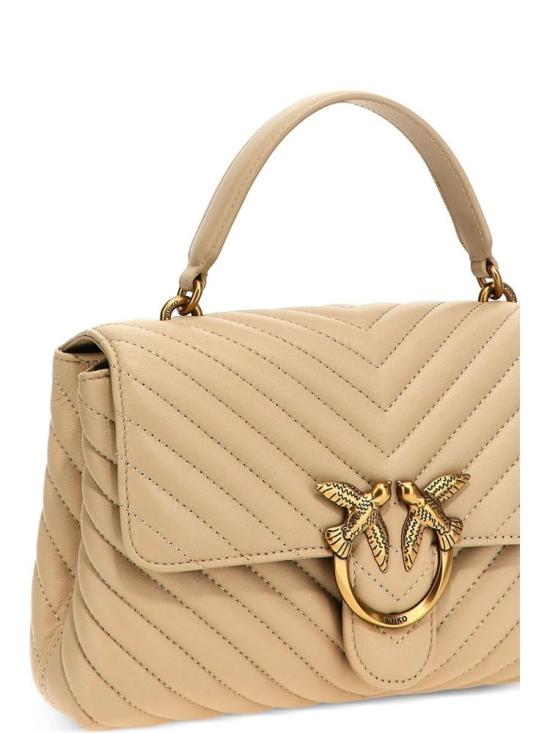 25FW 핑코 토트백 100043A0GK C50Q Neutrals - PINKO