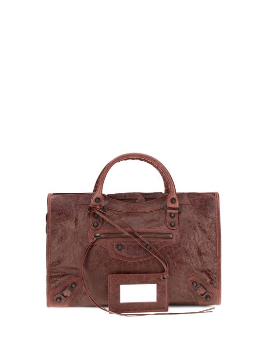 26FW 발렌시아가 르 시티 백 865760 2ACFH6154 BERRY RED