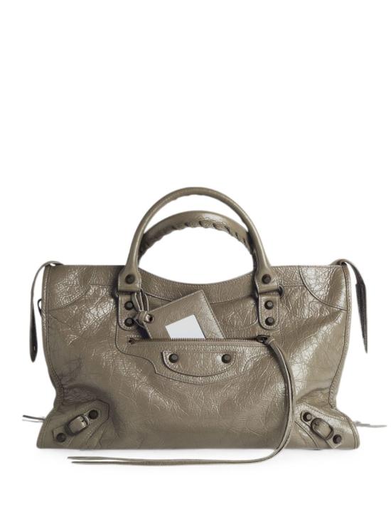 26FW 발렌시아가 르 시티 백 865760 2ACFH3258 ARMY GREEN