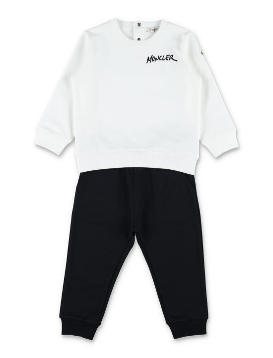 26FW [키즈] 몽클레어 캐주얼 세트 8M0001089AM3 F09 WHITE BLUE