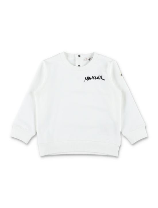 26FW [키즈] 몽클레어 캐주얼 세트 8M0001089AM3 F09 WHITE BLUE - MONCLER