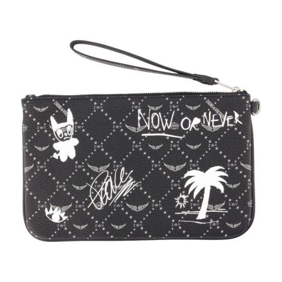 26FW 자딕앤볼테르 클러치/파우치 LWSG03861 011 BLACK - ZADIG & VOLTAIRE