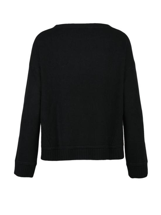 25FW 카오스 니트웨어 보트넥과 골지 디테일이 있는 - KAOS