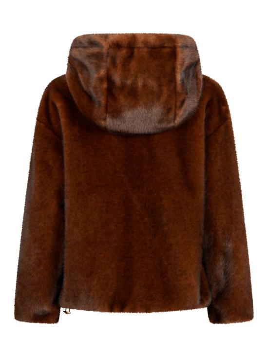 26FW 에르노 멜란지 얼터너티브 밍크 퍼 보머 자켓 GI000318D 127398800 MARRONE SCU - HERNO