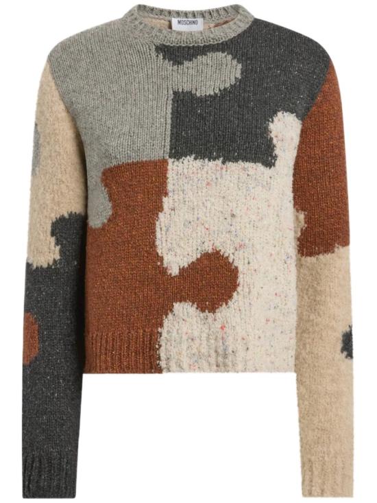 26FW 모스키노 니트웨어 E A09425503 Multicolor